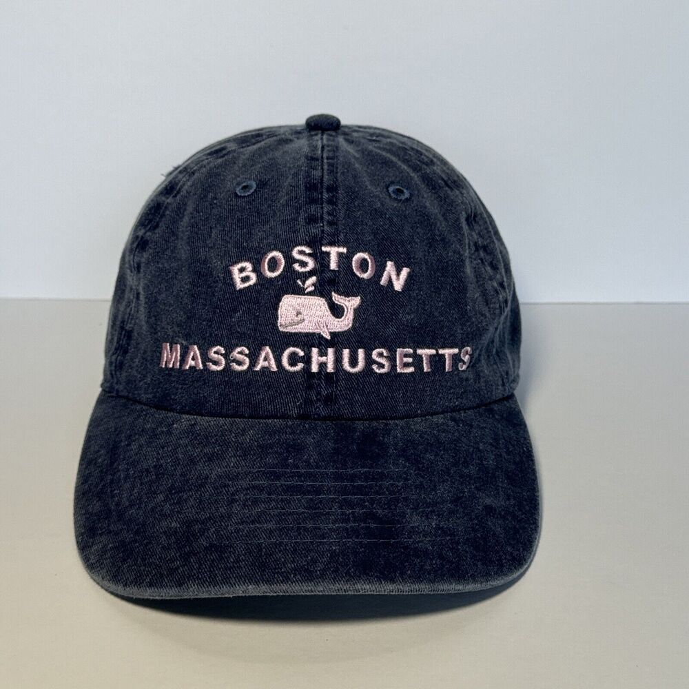 Boston Massachusetts Embroidered Adjustable Baseball Hat Dad Cap